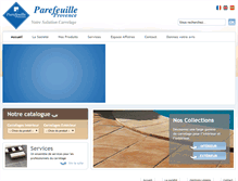 Tablet Screenshot of parefeuille-provence.com